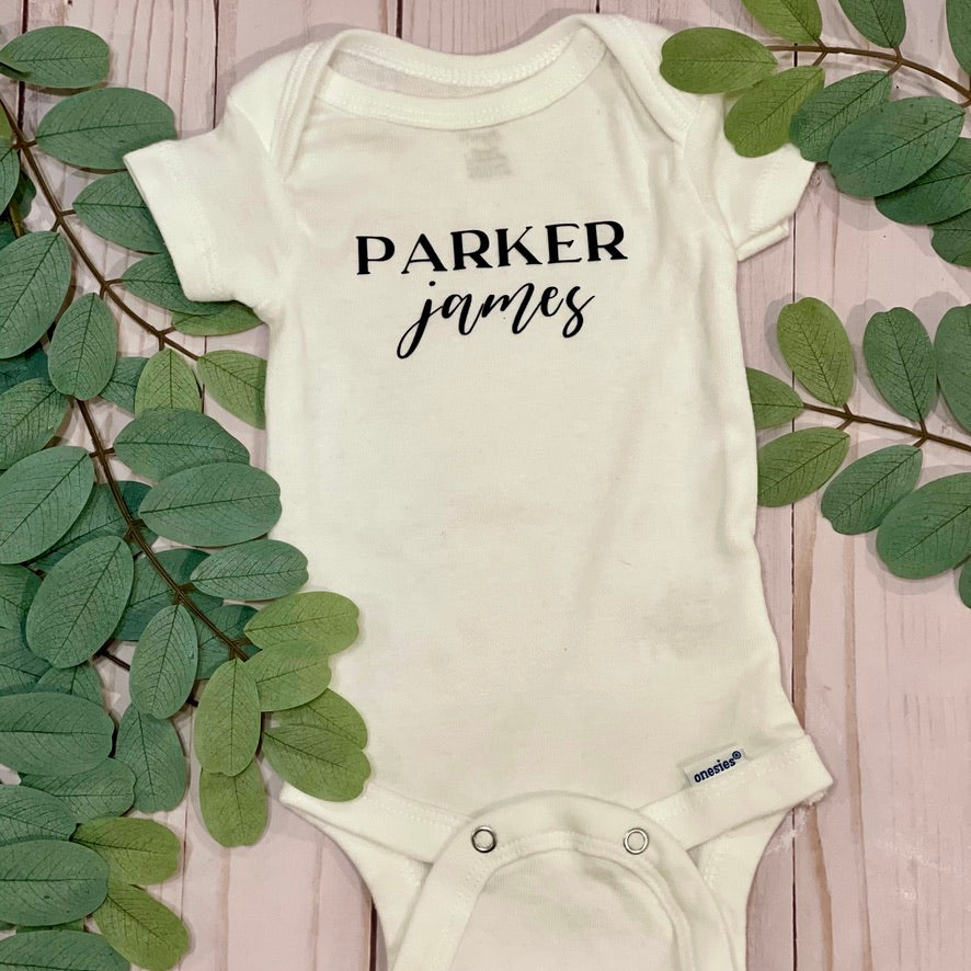 Custom name hot sale onesie