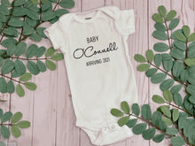 Load image into Gallery viewer, Baby Announcement Onesie